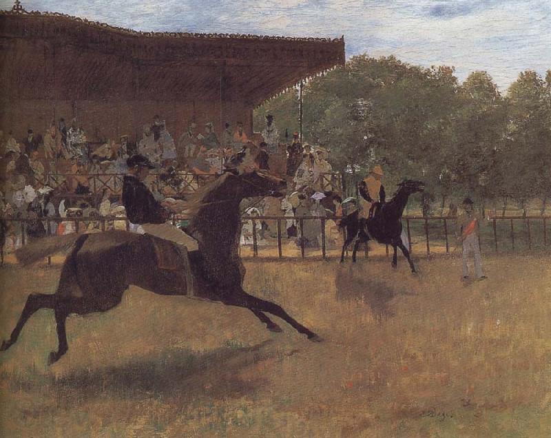 Edgar Degas improper beginning Spain oil painting art